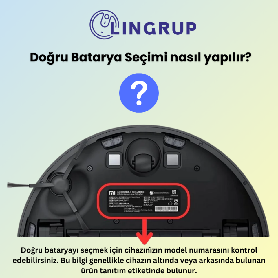 Xiaomi Vacuum Cleaner (Global) (SDJQR02RR) Robot Süpürge Uyumlu Batarya 5800 mAh - Muadil Ürün