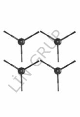 Xiaomi Vacuum Mop 2 Pro (MJST1SHW) Robot Süpürge Uyumlu 4'lü Yan Fırça - Siyah