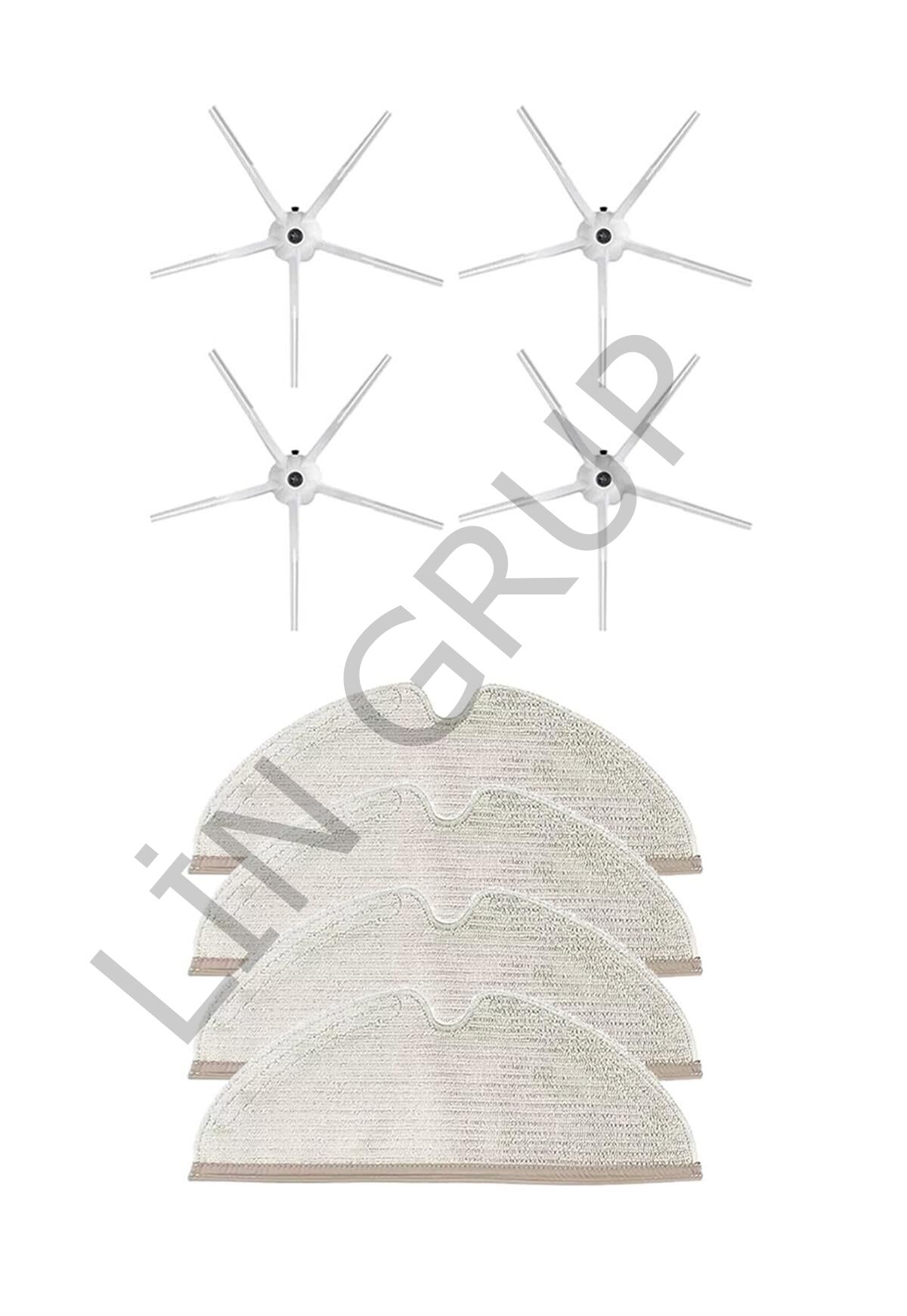 Roborock S5 Max Robot Süpürge Uyumlu 8'li Yedek Parça Seti