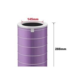 Xiaomi Air purifier hava temizleyici 1, 2, 3 uyumlu filtre 3 adet