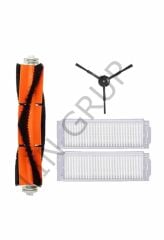 Xiaomi Vacuum Mop 2 Pro (MJST1SHW) Robot Süpürge Uyumlu 4'lü Yedek Parça Seti
