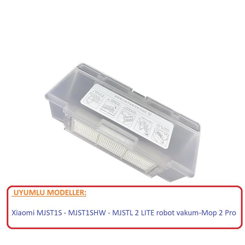 XIAOMI Mop 2 Pro MJST1SHW - Mop 2 Lite MJSTL Modeli Uyumlu Orijinal Toz Haznesi