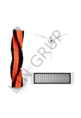 Xiaomi Vacuum Cleaner (Global) (SDJQR02RR)  Robot Süpürge Uyumlu 3'lü Yedek Parça Seti