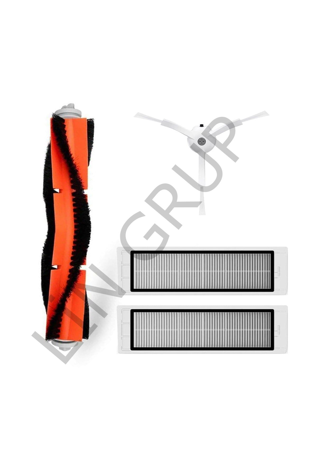 Xiaomi Vacuum Cleaner (Global) (SDJQR02RR) Robot Süpürge Uyumlu 4'lü Yedek Parça Seti