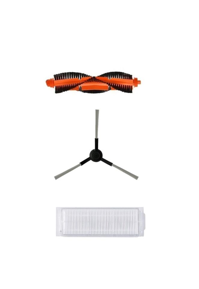 Xiaomi Vacuum Mop 3C (B106CN) Robot Süpürge Uyumlu 3'lü - Yedek Parça Seti