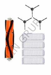 Xiaomi Vacuum Mop 2 Pro (MJST1SHW) Robot Süpürge Uyumlu 8'li Yedek Parça Seti