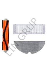 Xiaomi Vacuum Mop 2 Pro (MJST1SHW) Robot Süpürge Uyumlu 3'lü Yedek Parça Seti