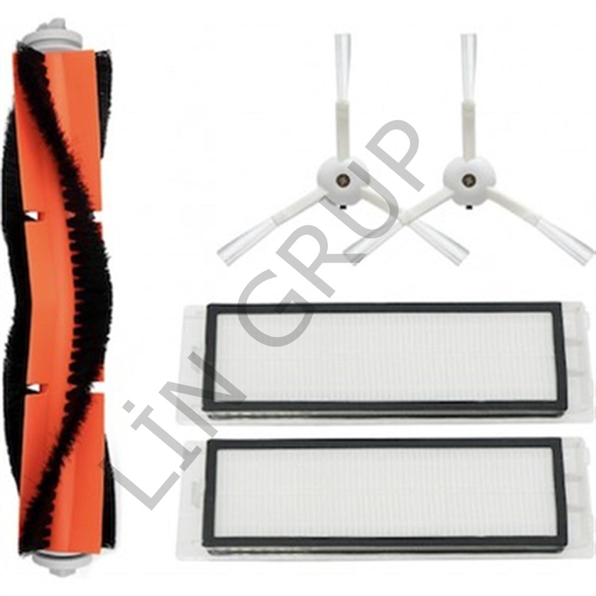 Roborock S50/S55 Robot Süpürge Uyumlu 5'li Yedek Parça Seti