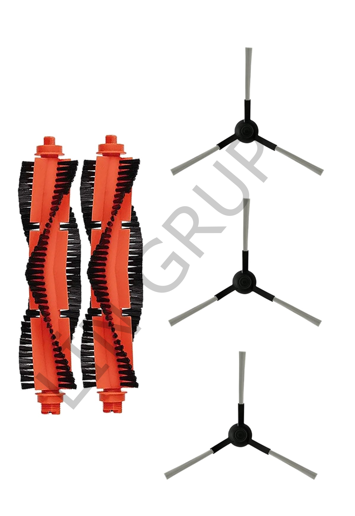 Xiaomi Vacuum Mop 3C (B106CN) Robot Süpürge Uyumlu 5'li Yedek Parça Seti