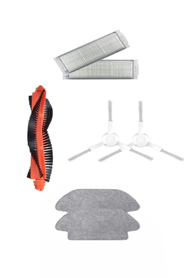 Xiaomi Vacuum Mop 3C (B106CN) Robot Süpürge Uyumlu 7'li Yedek Parça Seti