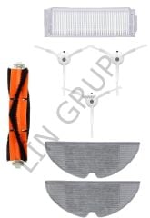 Xiaomi Vacuum Mop 2 Pro (MJST1SHW) Robot Süpürge Uyumlu 7'li Yedek Parça Seti