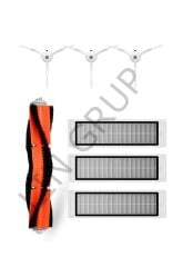 Xiaomi Vacuum Cleaner (Global) (SDJQR02RR) Robot Süpürge Uyumlu 7'li Yedek Parça Seti