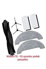 Wiami FX-10 uyumlu yedek parça seti fırça filtre Mop Paspas