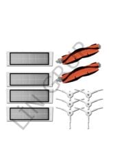 Xiaomi Vacuum Cleaner (Global) (SDJQR02RR) Robot Süpürge Uyumlu 12'li Yedek Parça Seti