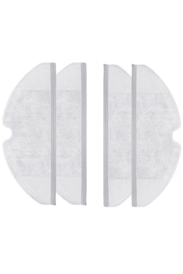 Xiaomi Vacuum Mop 2C (XMSTJQR2C) Robot Süpürge Uyumlu 4'li Mop Bezi- Yedek Parça Seti