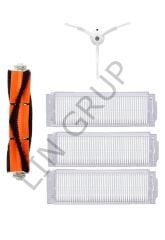 Xiaomi Vacuum Mop 2 Pro (MJST1SHW) Robot Süpürge Uyumlu 5'li Yedek Parça Seti