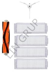 Xiaomi Vacuum Mop 2 Pro (MJST1SHW) Robot Süpürge Uyumlu 6'lı Yedek Parça Seti