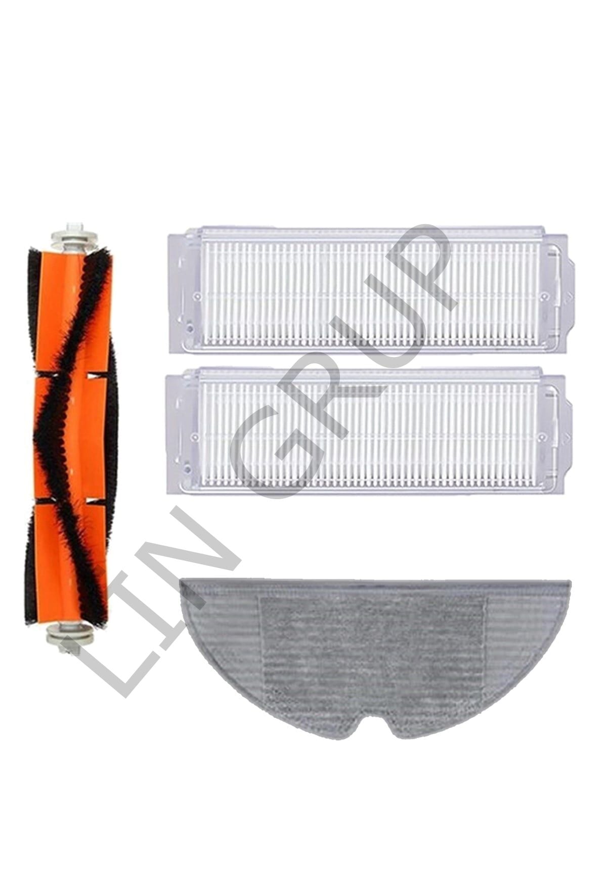 Xiaomi Vacuum Mop 2 Pro (MJST1SHW) Robot Süpürge Uyumlu 4'lü Yedek Parça Seti