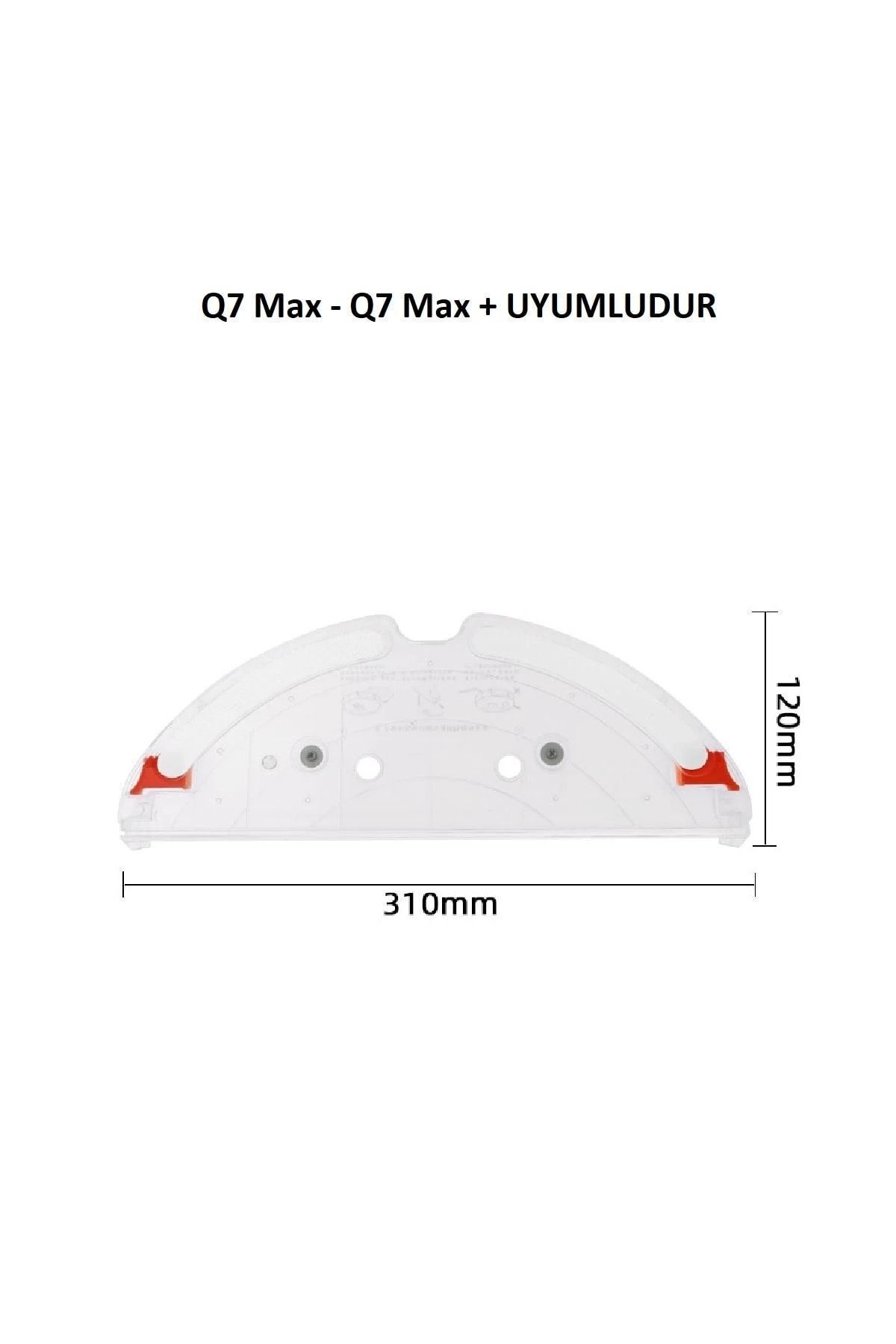 Roborock Q7 Max, Q7 Max Plus + Su Deposu - Mop Tutucu Aparat