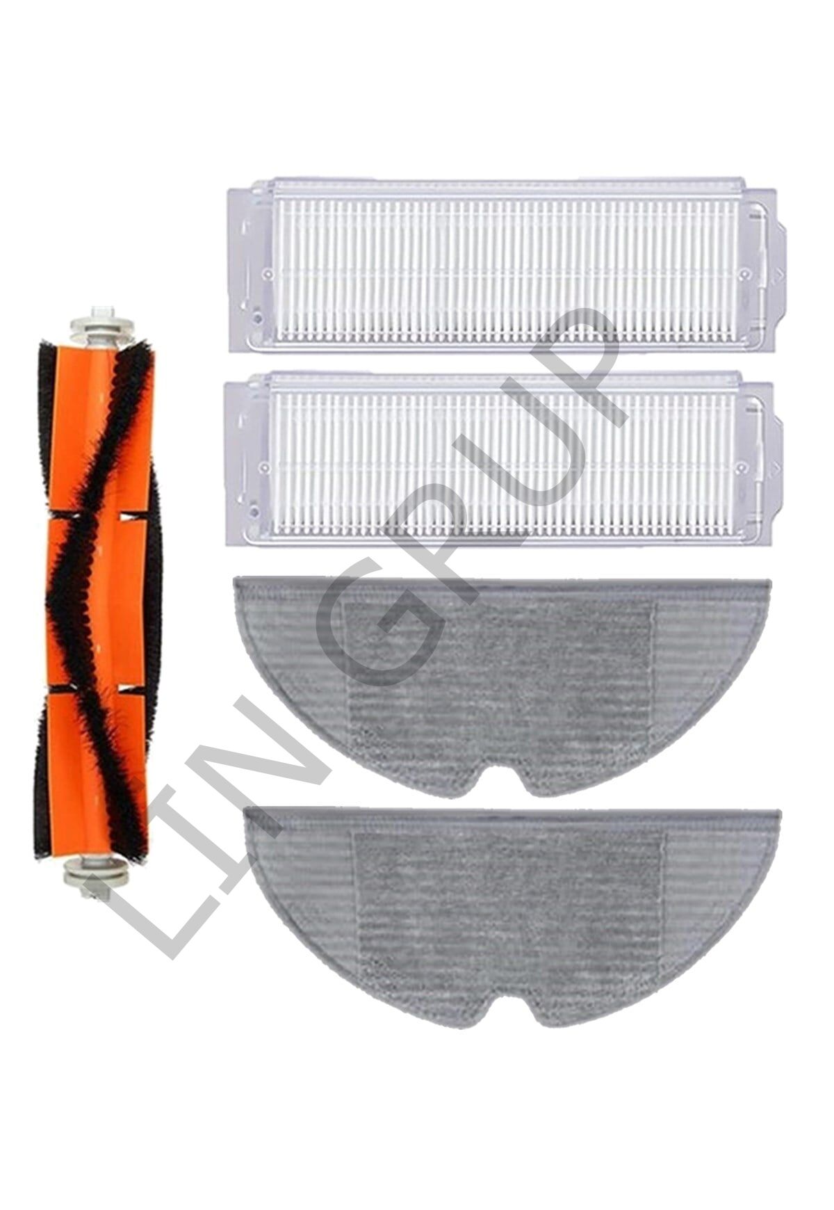 Xiaomi Vacuum Mop 2 Pro (MJST1SHW) Robot Süpürge Uyumlu 5'li Yedek Parça Seti