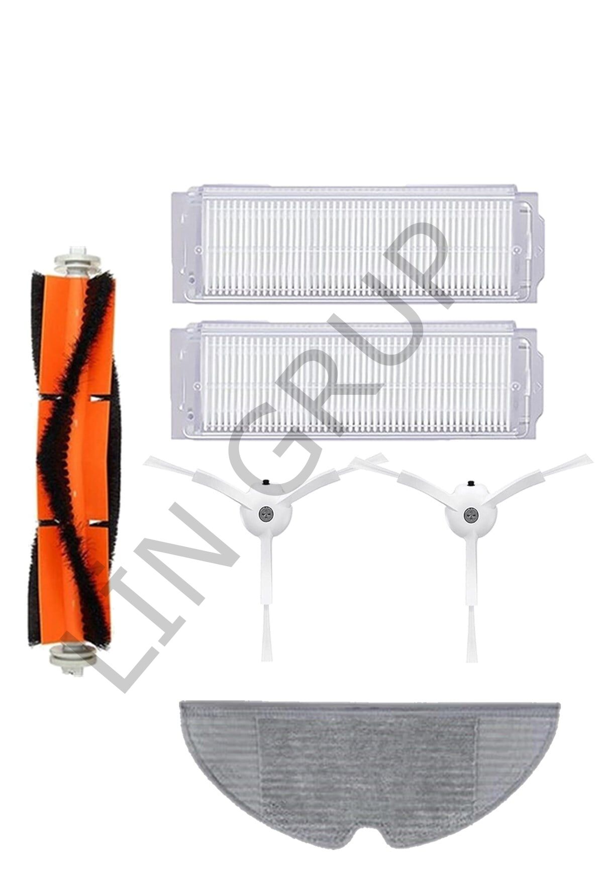 Xiaomi Vacuum Mop 2 Pro (MJST1SHW) Robot Süpürge Uyumlu 6'lı Yedek Parça Seti