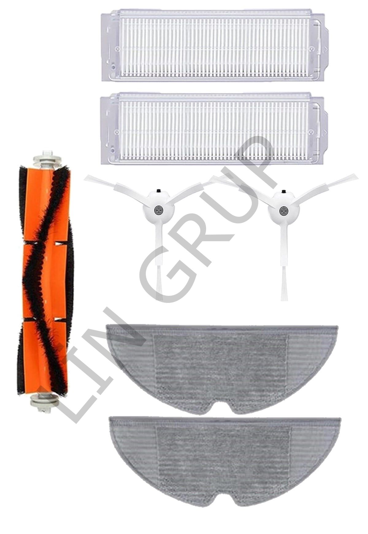 Xiaomi Vacuum Mop 2 Pro (MJST1SHW) Robot Süpürge Uyumlu 7'li Yedek Parça Seti