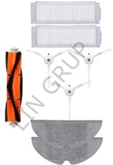 Xiaomi Vacuum Mop 2 Pro (MJST1SHW) Robot Süpürge Uyumlu 8'li Yedek Parça Seti