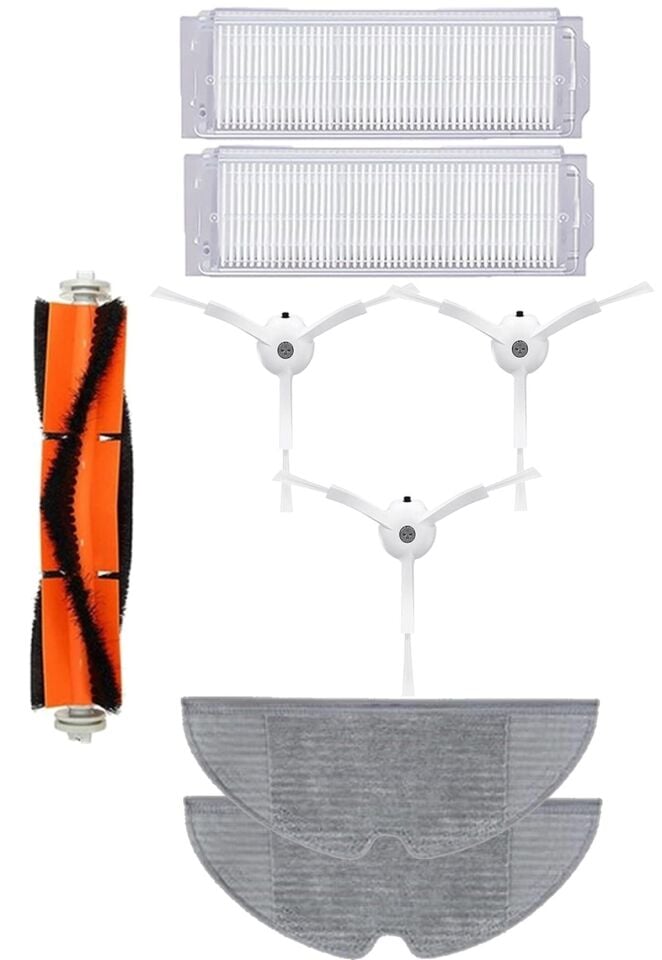 Xiaomi Vacuum Mop 2 Pro (MJST1SHW) Robot Süpürge Uyumlu 8'li Yedek Parça Seti