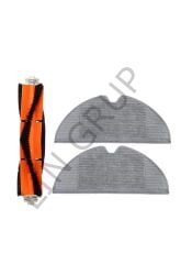 Xiaomi Vacuum Mop 2 Pro (MJST1SHW) Robot Süpürge Uyumlu 3'lü Yedek Parça Seti