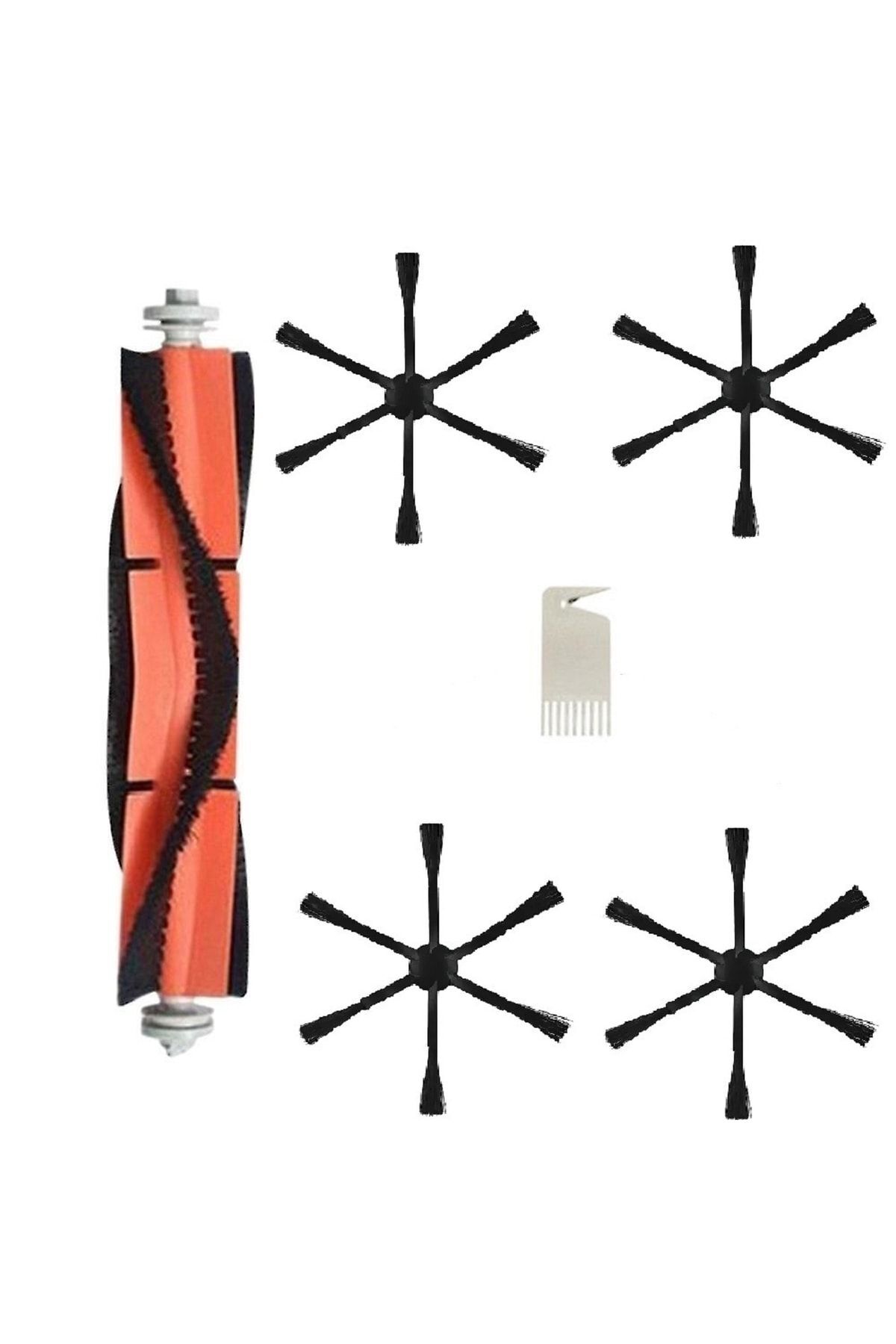 Mijia 1c.vacuum Mop 1c Ve 2c Ile- Mop Pro 2+ 3d-mop 2 Ultra Mop 2 Pro Uyumlu Siyah Set-6 Adet