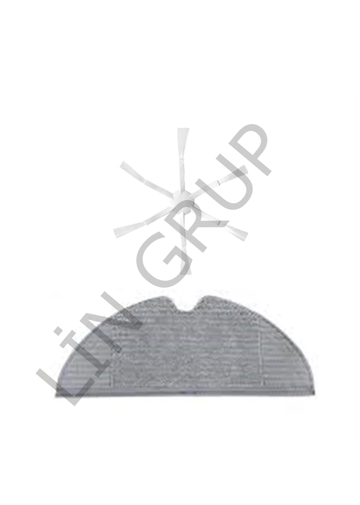 Xiaomi Vacuum Mop 2 (STYTJ03ZHM) Robot Süpürge Uyumlu 2'li Yedek Parça Seti