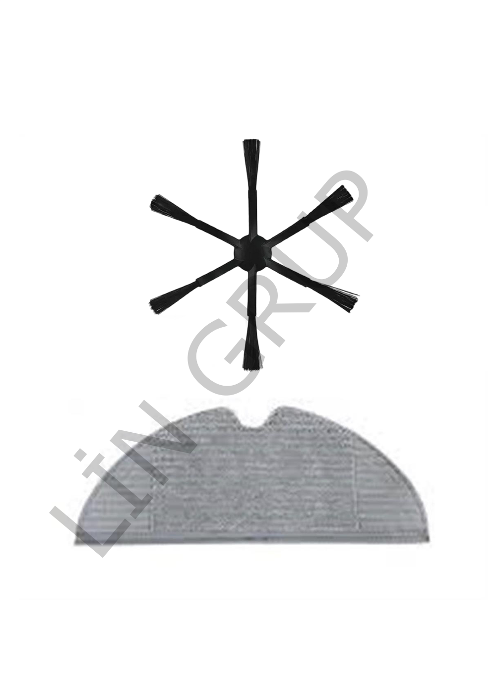 Xiaomi Vacuum Mop 2 (STYTJ03ZHM) Robot Süpürge Uyumlu 2'li Yedek Parça Seti