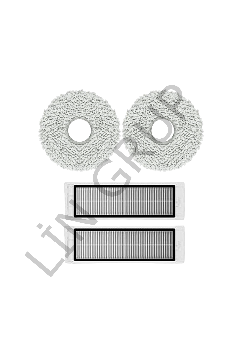 Xiaomi X20+ (B101GL) Robot Süpürge Uyumlu 4'lü Yedek Parça Seti