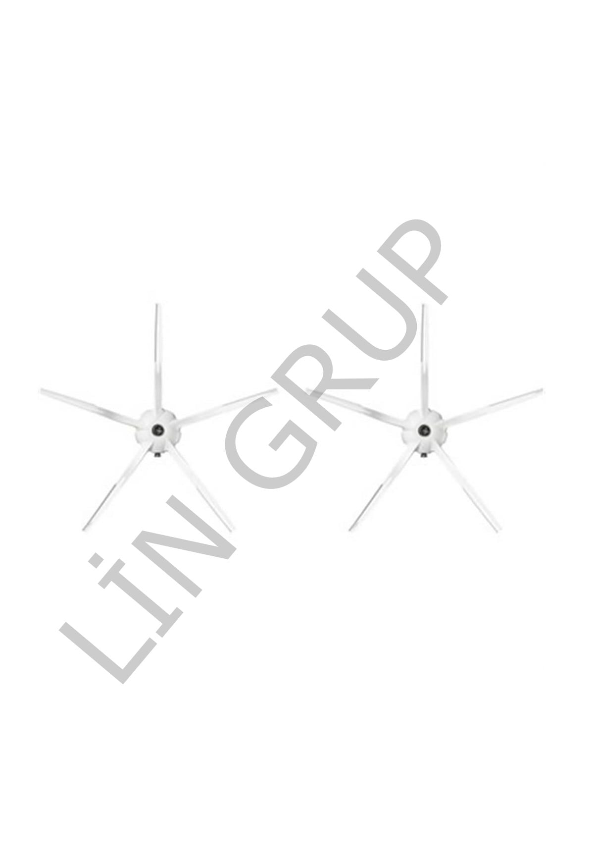 Roborock S6 Robot Süpürge Uyumlu 2'li Yan Fırça- Yedek Parça Seti