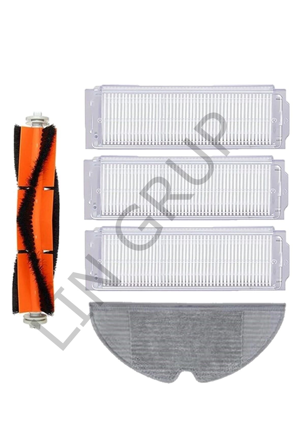 Xiaomi Vacuum Mop 2 Pro (MJST1SHW) Robot Süpürge Uyumlu 5'li Yedek Parça Seti