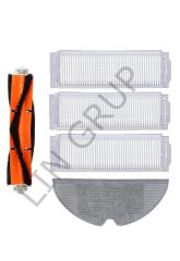 Xiaomi Vacuum Mop 2 Pro (MJST1SHW) Robot Süpürge Uyumlu 5'li Yedek Parça Seti
