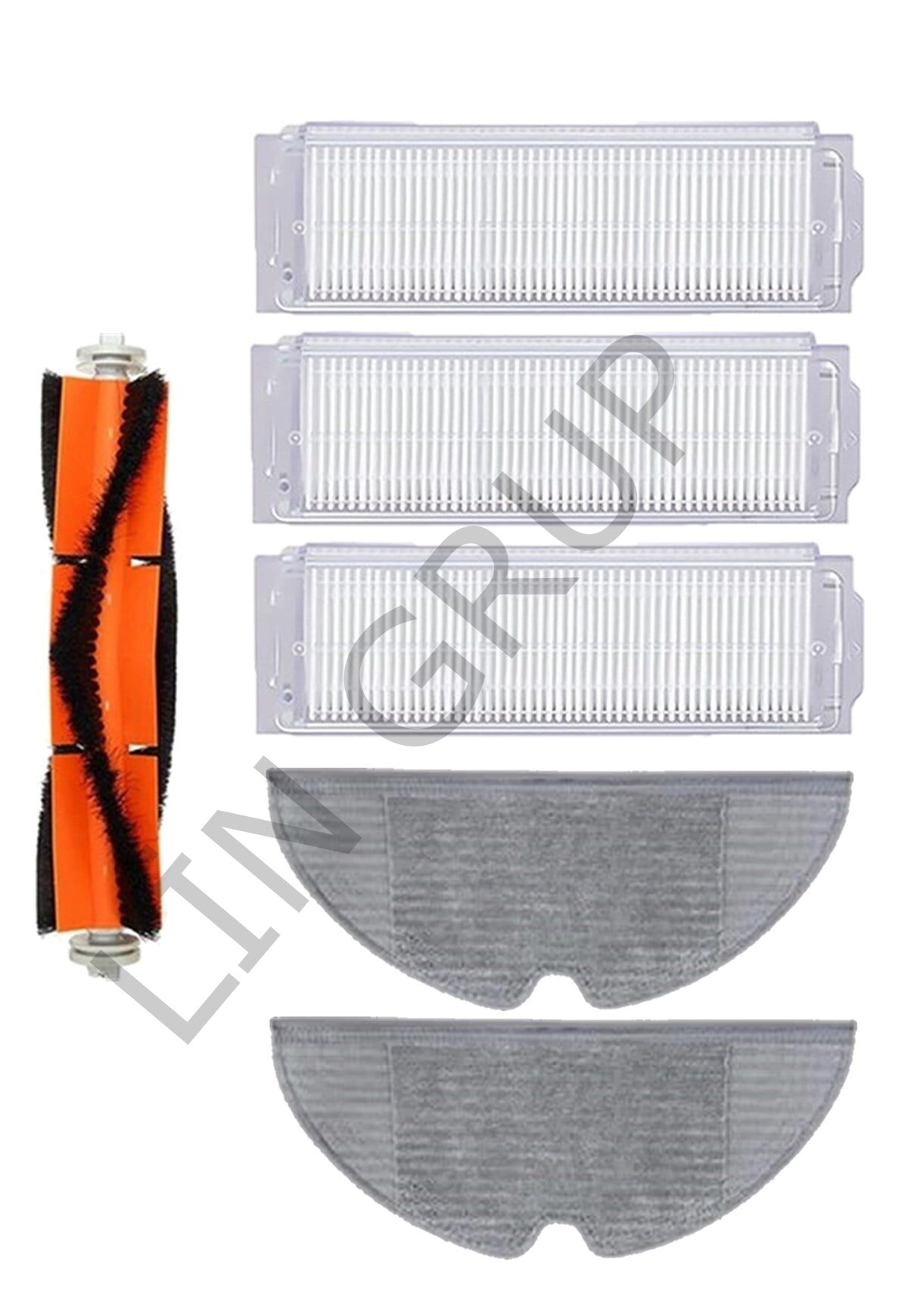 Xiaomi Vacuum Mop 2 Pro (MJST1SHW) Robot Süpürge Uyumlu 6'lı Yedek Parça Seti