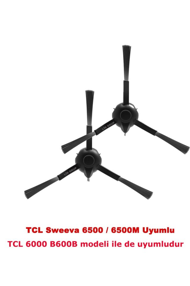 TCL Sweeva 6000 Mopsuz model no: B600B uyumlu Yan Fırça 2 adet