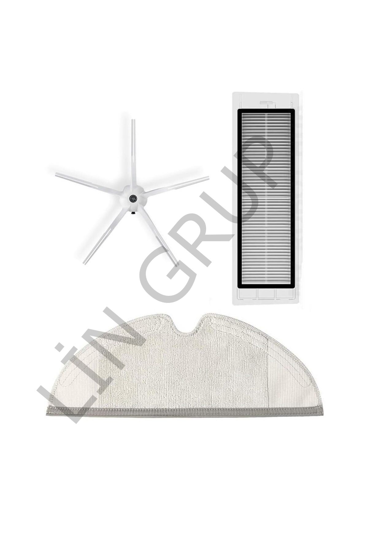 Roborock S6 Robot Süpürge Uyumlu 3'lü Yedek Parça Seti