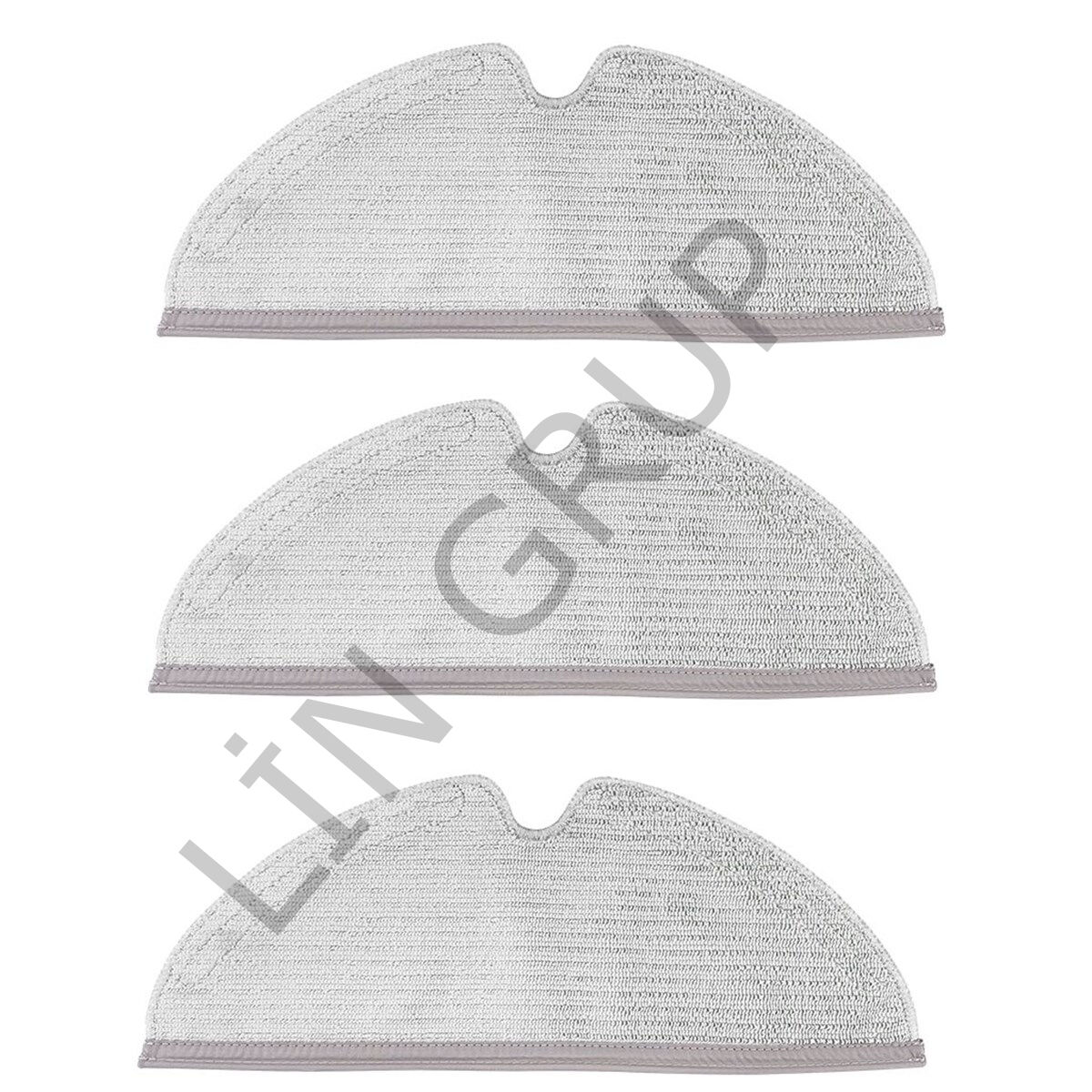 Roborock S6 Robot Süpürge Uyumlu 3'lü Mop Bezi