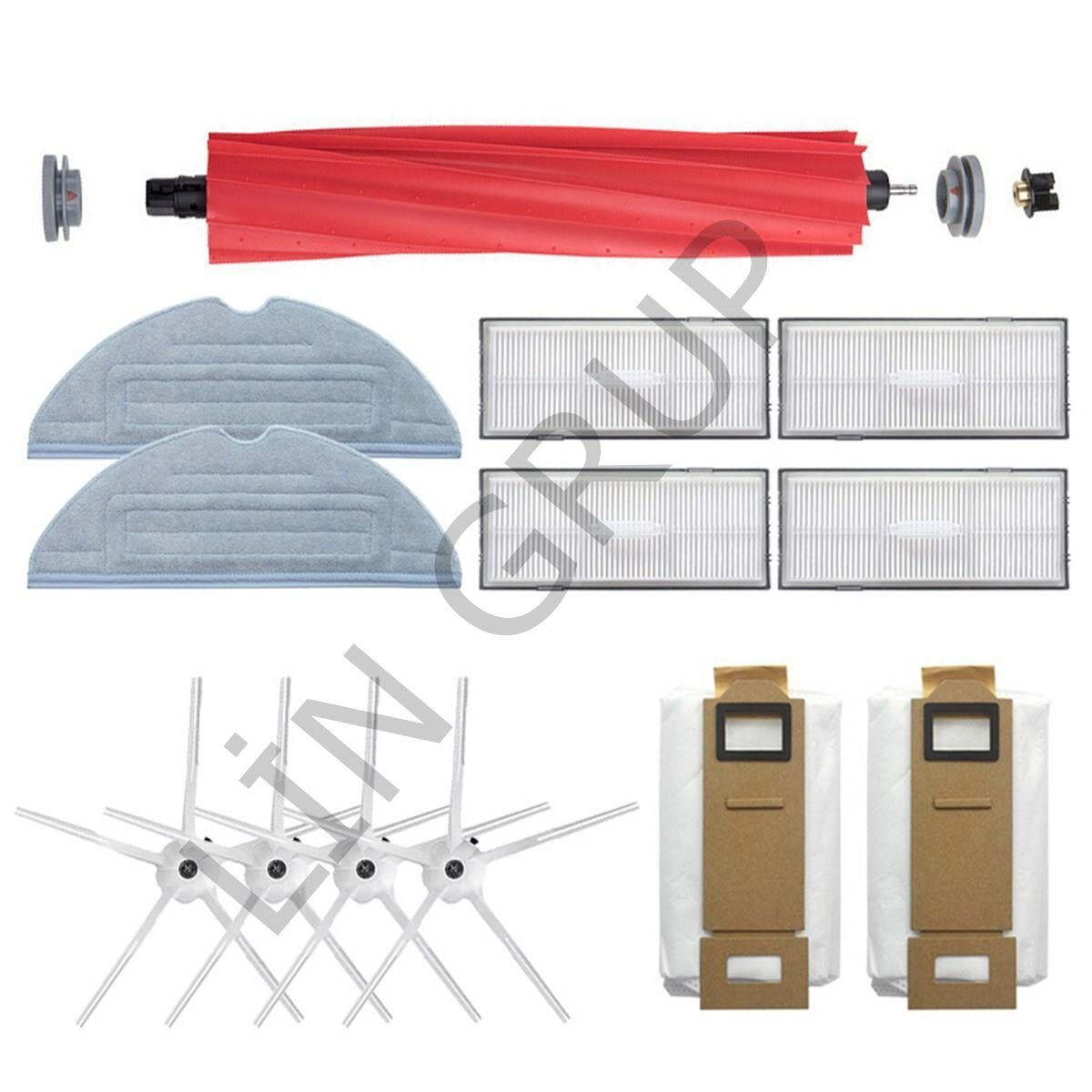 Roborock G10 Robot Süpürge Uyumlu 13'lü Yedek Parça Seti