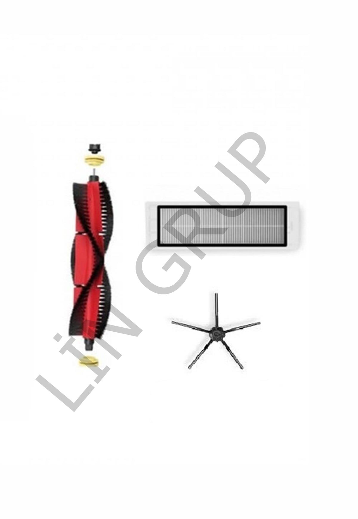 Roborock S6 Robot Süpürge Uyumlu 3'lü Yedek Parça Seti