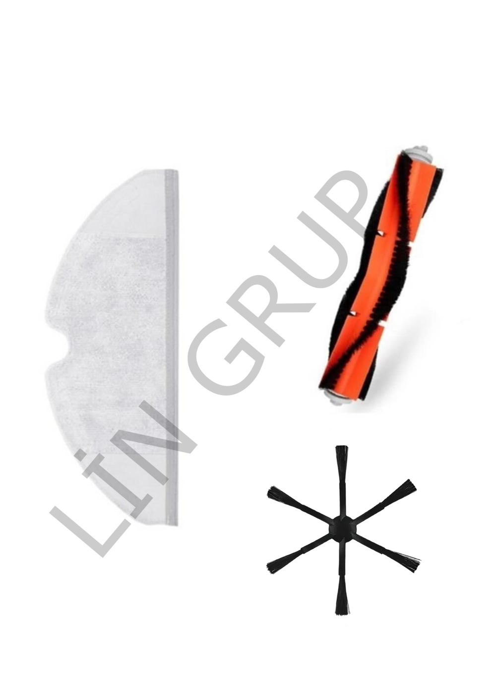 Xiaomi Vacuum Mop 2 (STYTJ03ZHM) Robot Süpürge Uyumlu 3'lü Yedek Parça Seti