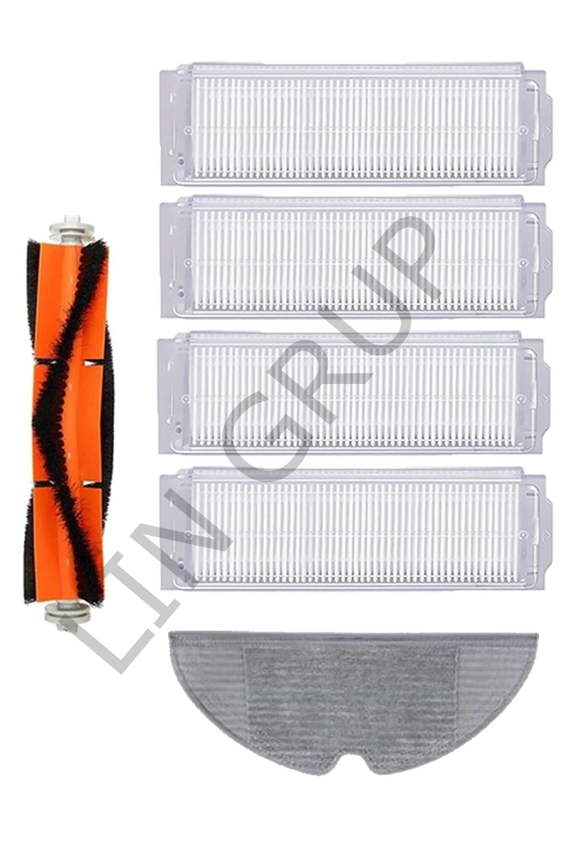 Xiaomi Vacuum Mop 2 Pro (MJST1SHW) Robot Süpürge Uyumlu 6'lı Yedek Parça Seti