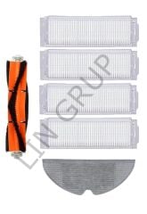 Xiaomi Vacuum Mop 2 Pro (MJST1SHW) Robot Süpürge Uyumlu 6'lı Yedek Parça Seti