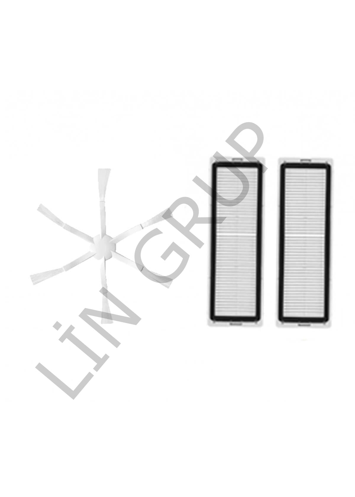 Xiaomi Vacuum Mop 2 (STYTJ03ZHM) Robot Süpürge Uyumlu 3'lü Yedek Parça Seti