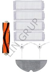 Xiaomi Vacuum Mop 2 Pro (MJST1SHW) Robot Süpürge Uyumlu 8'li Yedek Parça Seti