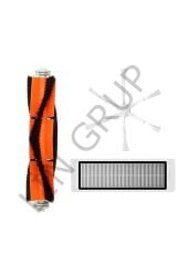 Xiaomi Vacuum Mop 2 (STYTJ03ZHM) Robot Süpürge Uyumlu 3'lü Yedek Parça Seti