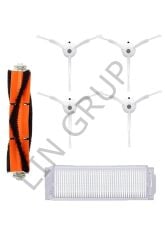 Xiaomi Vacuum Mop 2 Pro (MJST1SHW) Robot Süpürge Uyumlu 6'lı Yedek Parça Seti