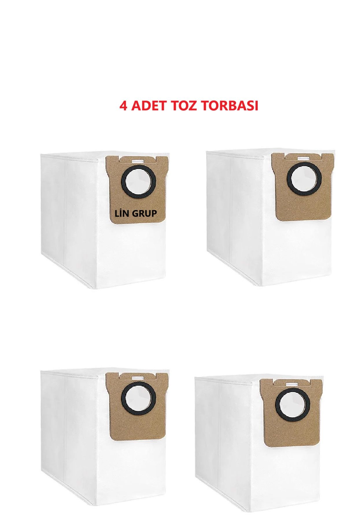 Dreame L10 Ultra S10+ Xiaomi S20 uyumlu toz torbası  4 adet